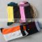 china factory unisex woven cotton crew custom sock
