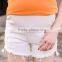 d83216f 2016 comfortable korean stylish white denim short pants for maternity