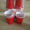 16 oz Red Party Cups, red plastic party cup plastic party cups for water, two tone cup                        
                                                Quality Choice