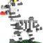 hot toys for christmas 2015 micro building blockl plastic toy animal