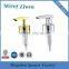 MZ-B09D 28/400 plastic ABS lotion pump/dispenser pump in aluminium