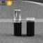 black color elegance round empty plastic lipstick container