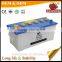 Auto battery dry charged 12V200Ah wholesale,hybrid car battery