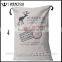 Free Shipping Personalized Large Embroidered Gift Bag Burlap Christmas Sack
