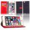 For iPhone 6 plus Leather Case For iPhone 6 plus With Stand Card Holder Phone Case