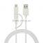 MFi certified pvc molding dual head usb charger cable