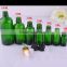 30ml Green Glass Essential Oil Bottle with Aluminum Dropper                        
                                                Quality Choice