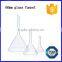 Lab short stem triangle glass filter funnel