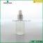 65ml frosted round glass lotion bottle with clear cap