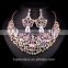 wholesale fashion crystal rhinestone necklace earring diamond jewelry sets dubai