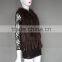 Fashion Knitted Poncho Pattern Rabbit Fur Vest Fashion Ladies Shawl