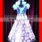 Remote Control LED Girl Party Wear Western Dress For Dance