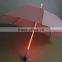 23 inch manual high quality stick led lighting umbrella