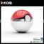 New 8000mAh Pokemon Power Charger, Red and White Pokemon Go Power Bank, Pokeball Power bank 8000mAh for iPhone Samsung
