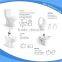 Ceramic chaozhou lady toilet bidet spray