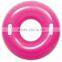 Custom printing pool swimming rings for adults with plastic handles