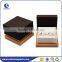 Hot Sale Custom Black Wood Pendant Box With Brown Bottom Cover