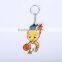 custom design silicone rubber key chain perfume bottle