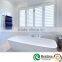 Decorative interior vinyl window shutter panel