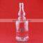 Good quality mirror shape liquor bottles 700ml bridge shape whiskey bottles thyroid gland shape bottles