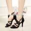 New Fashion Satin Latin Ballroom Dancing Shoes for Girls High Heels Plus Size 34-42 Dance Shoe