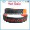 Hot sell silicone bracelets promotion gifts silicone wristbands