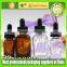 red sprayed e- liquid bottle 15ml0.5oz glass drops bottles for eliquid with