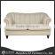 Classical style solid wood 2 seater sofa, fabric sofa