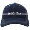 China Factory Daijun New Design OEM 100%cotton Metal Buckle Dark Blue Embroidered logo Men Custom Baseball Bat End Cap