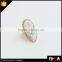 delicate 18k gold turquoise stone finger ring