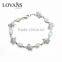 925 Silver White Opal Bracelet Jewelry Wholesale With Frog Animal SBI098W
