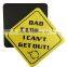 Custom Advertising magnetic car sticker hot sale magnetic PVC car sign from dongguan factory