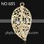 golden leaf DIY jewelry accessories hair accessories DIY handmade-685