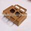 Decorative 6 Cupcake Kraft Box with Window and Inserts for Food Wholesale Cheap