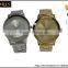 Hot fashion custom alloy men wrist watch japan movt