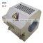 Air cooling aluminum heaters with temperature control