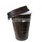 High-ended Superior Printing Quality Black Design Your Own disposable paper coffee cup