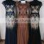 2014 new arrival short sleeve beaded mother of the bride evening sequins beaded dresses wholesale ethnic evening dress