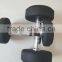 Crossfit Gym Basic Equipment Rubber Coated Dumbbell