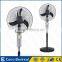 Carro Electrical 16inch 12v 15w dc solar standing fan with LED