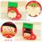 Hot Sale Funny Christmas Gift Sock with Santa Snowman Deer Beer Four Designs