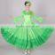 new solid color national dance dress Long skirt holding up full-skirted dress in the opening dance costume