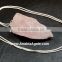 Rose Quartz Raw Pendant : Agate Raw pendants : Wholesale gemstone pendants from india