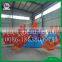 Christmas Rides!Theme park kids happy jumping machine jumping kangaroo