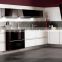 Free kitchen design high gloss vinyl wrap doors kitchen cabinets