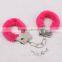 yiwu jewelry factory fashion jewelry metal handcuffs police with wistiti cover sex adult handcuffs
