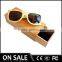 Luxury design recycled skateboard wood sunglasses,bamboo wood sunglasses,wood sunglasses cnc