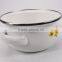 3Pcs Decal Printing Sunflower Cast Iron Cookware Enamel Pot Sets