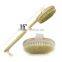 Bath Body Dry Brush With Nature Wooden Boar bristle from factroy