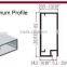 China xindongrui aluminum factory high quality aluminum extrusion profile for cabinet edge frames
